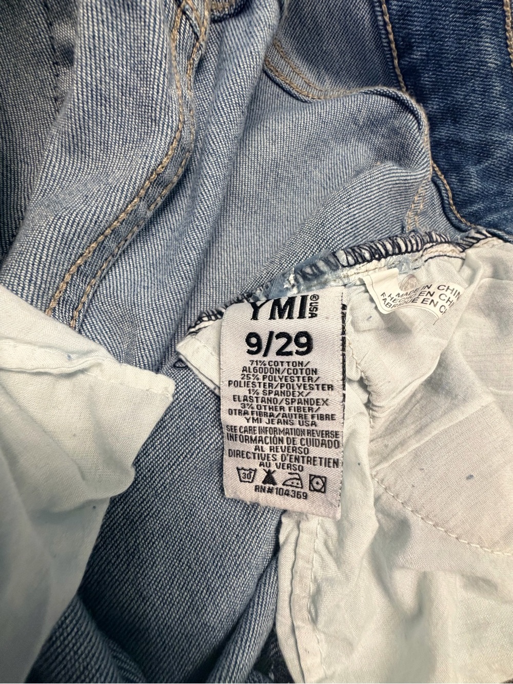 YMI Dream High Rise Dream Fit Ankle Jeans – Size 9/29 - Picture 13 of 13